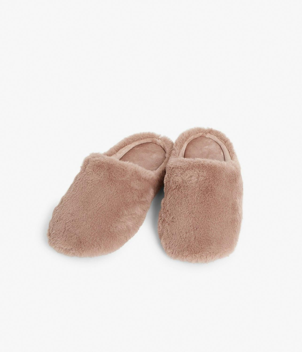 888917 l Tøfler Kappahl rose fleece fuskepels